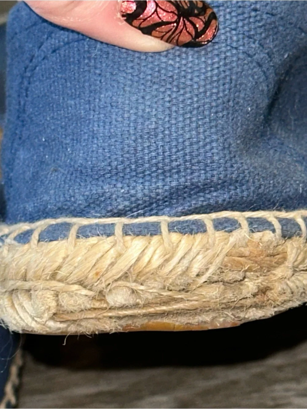Soludos Navy Canvas Slip-On Espadrilles